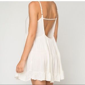 Brandy Melville New With Tags White Flowy Dress